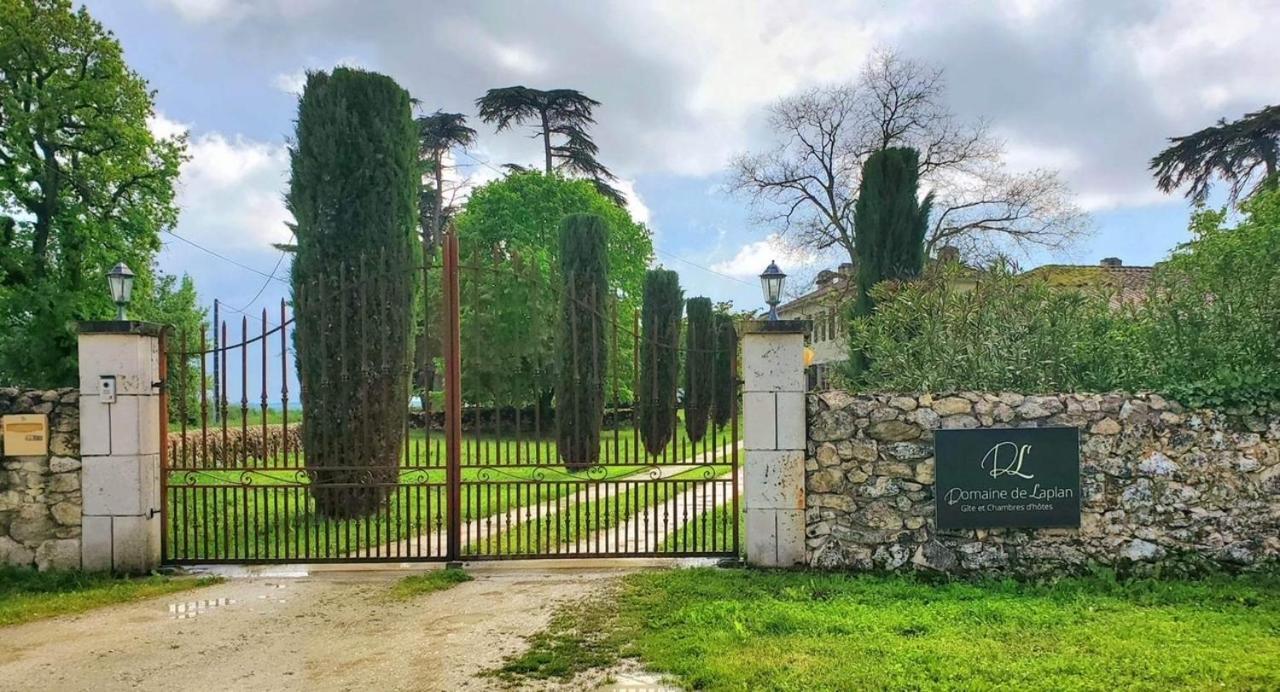 Bed and Breakfast Domaine De Laplan Cezan Esterno foto